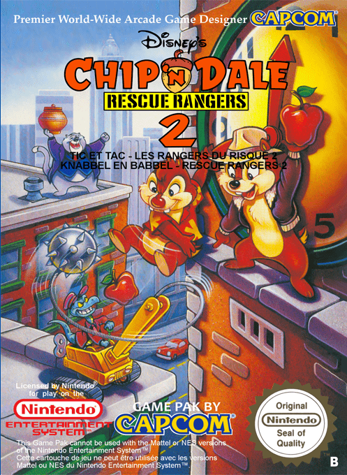Chip 'n Dale - Rescue Rangers 2 — box-2D (EU)