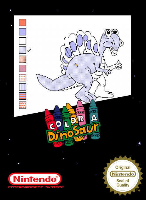 Color A Dinosaur — box-2D (SS)