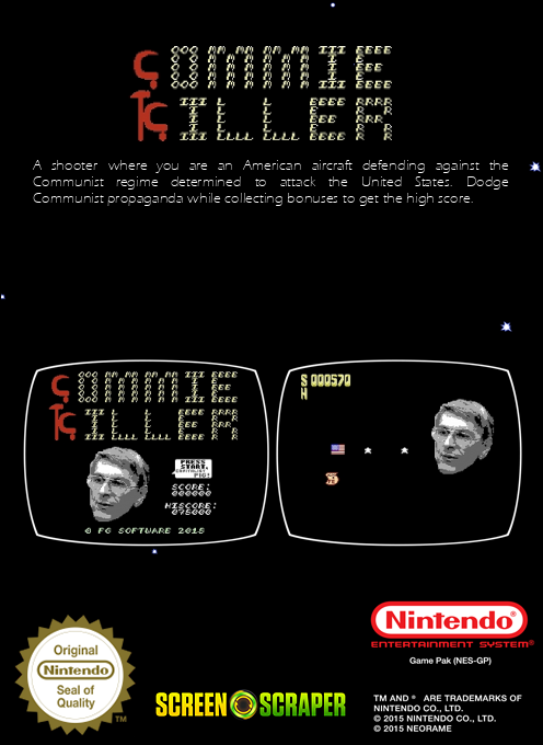 Commie Killer — box-2D-back (SS)