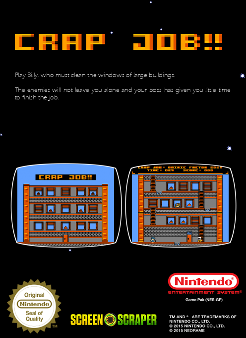 Crap Job! — box-2D-back (SS)