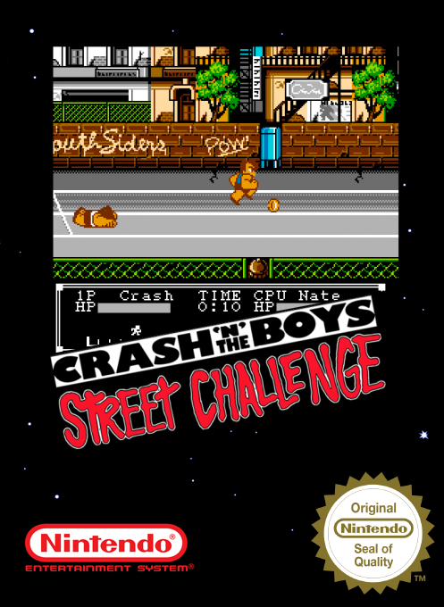 Crash'n The Boys Street Challenge — box-2D (SS)