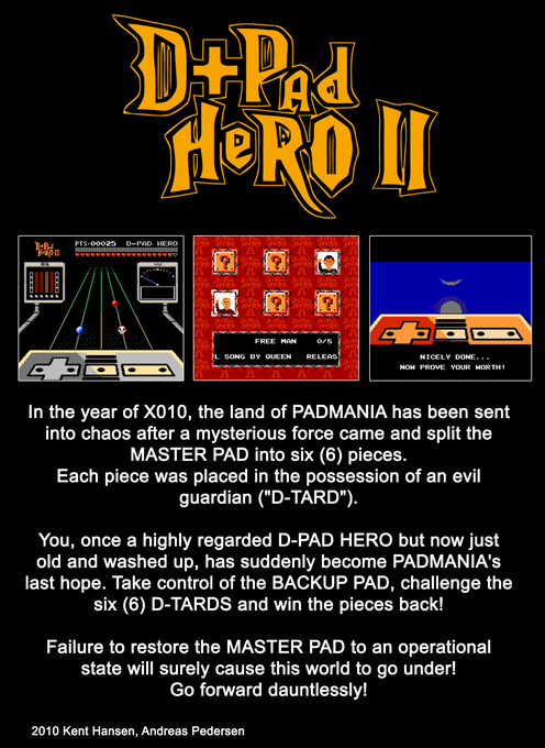 D-pad Hero 2 — box-2D-back (US)