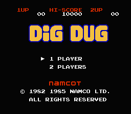 Dig Dug — sstitle (JP)