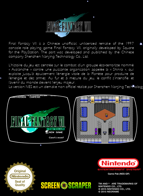 Final Fantasy VII — box-2D-back (SS)