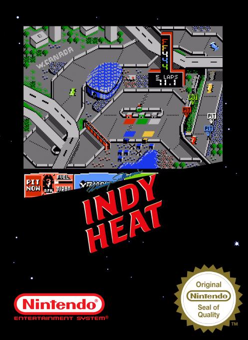 Danny Sullivan's Indy Heat — box-2D (SS)
