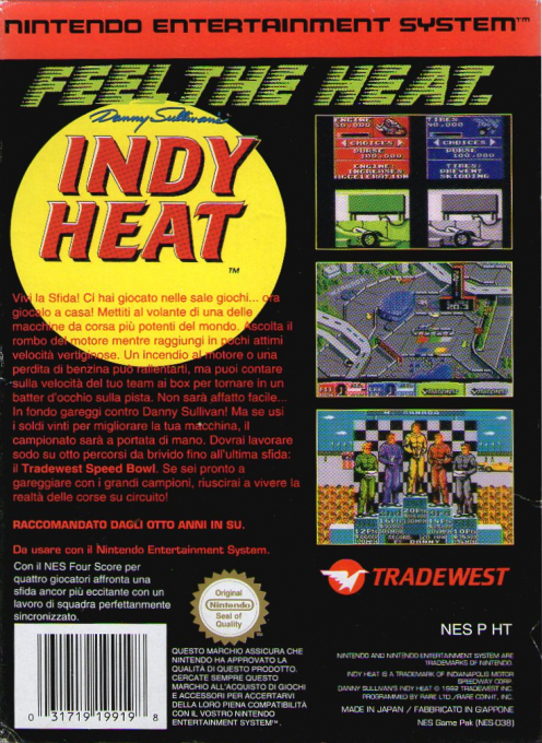 Danny Sullivan's Indy Heat — box-2D-back (IT)