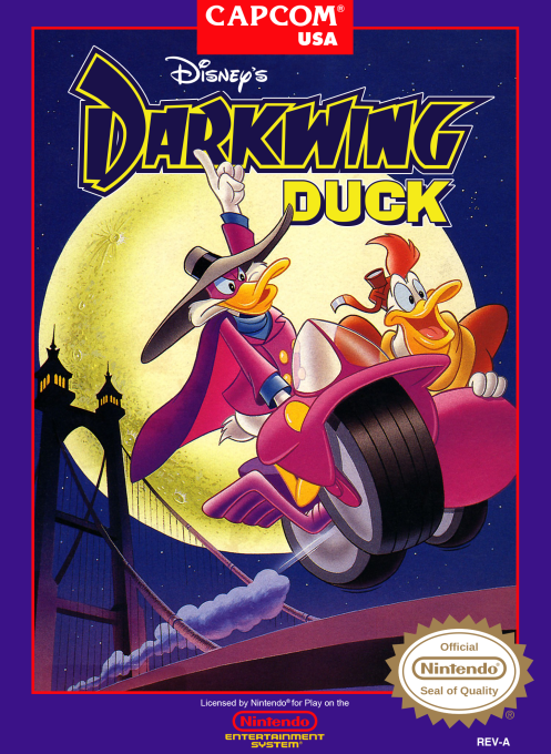 Disney's Darkwing Duck box art