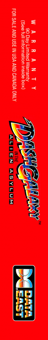 Dash Galaxy In The Alien Asylum — box-2D-side (US)