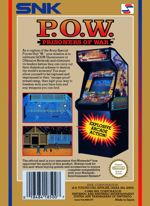 P.o.w. - Prisoners Of War — box-2D-back (EU)