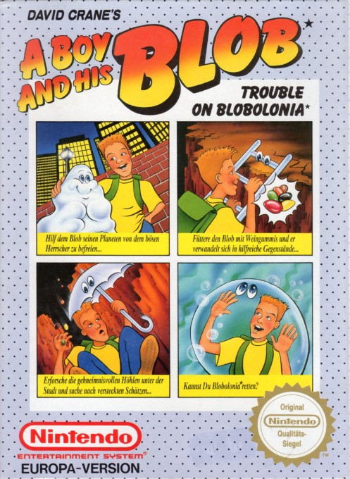 David Crane's A Boy and His Blob - Trouble on Blobolonia — box-2D (DE)