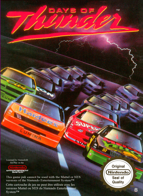 Days Of Thunder — box-2D (EU)