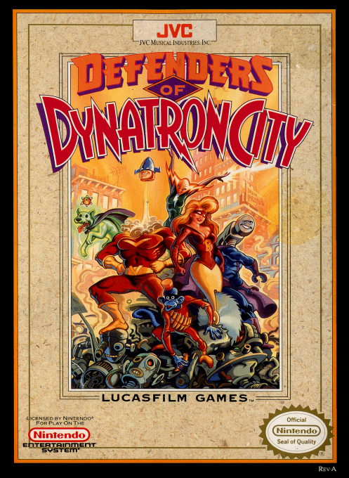 Defenders Of Dynatron City box art
