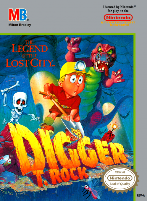 Digger T. Rock - Legend Of The Lost City box art