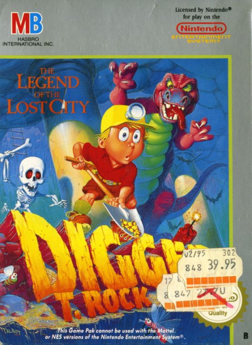 Digger T. Rock - Legend Of The Lost City — box-2D (DE)