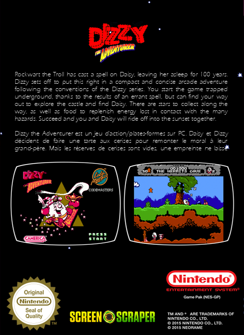 Dizzy The Adventurer — box-2D-back (US)