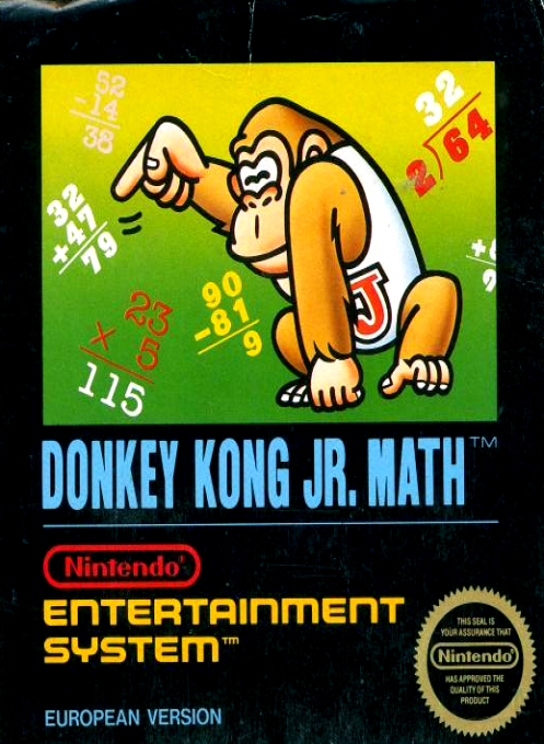 Donkey Kong Jr. Math — box-2D (EU)