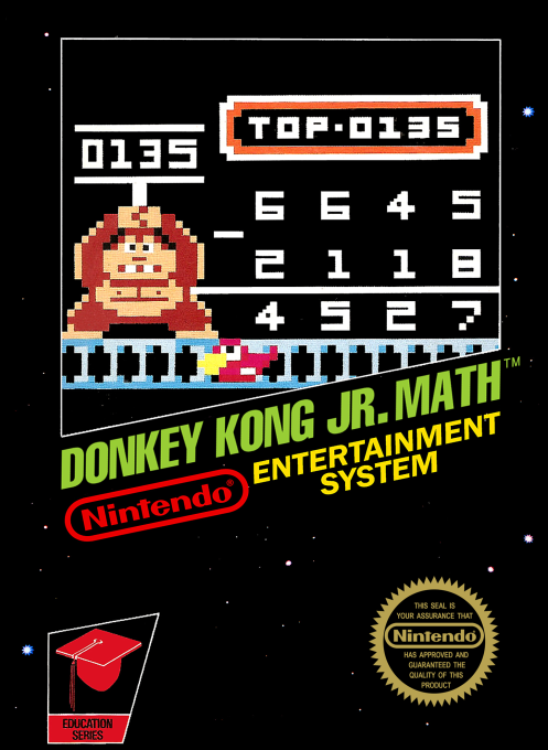 Donkey Kong Jr. Math box art