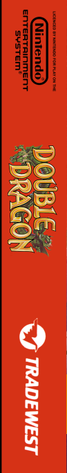 Double Dragon — box-2D-side (US)