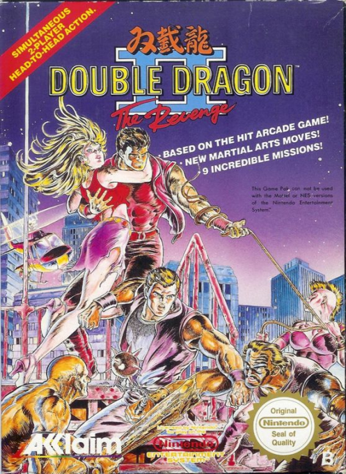 Double Dragon 2 - The Revenge — box-2D (DE)