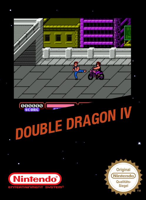 Double Dragon IV box art