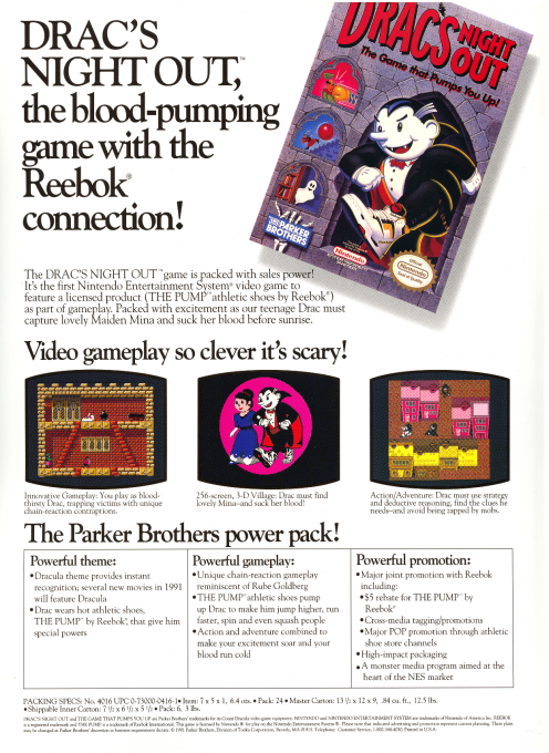 Drac's Night Out — box-2D-back (US)