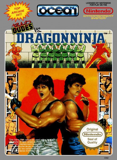Bad Dudes vs. Dragon Ninja — box-2D (EU)