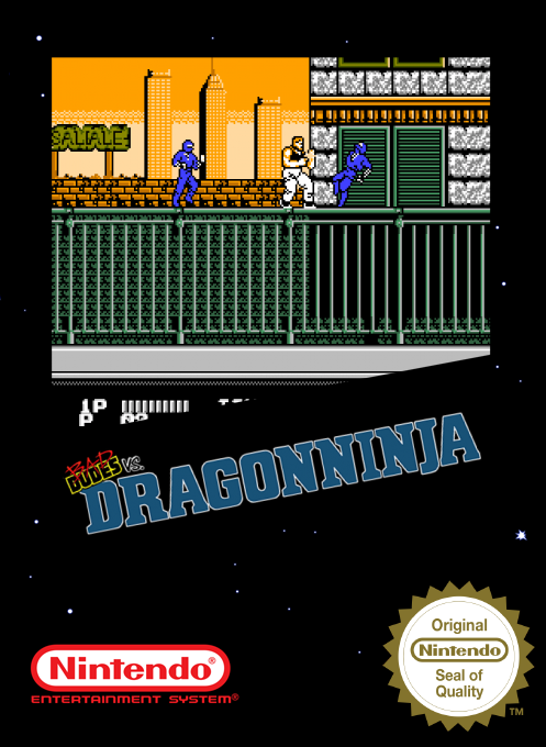 Bad Dudes vs. Dragon Ninja — box-2D (SS)