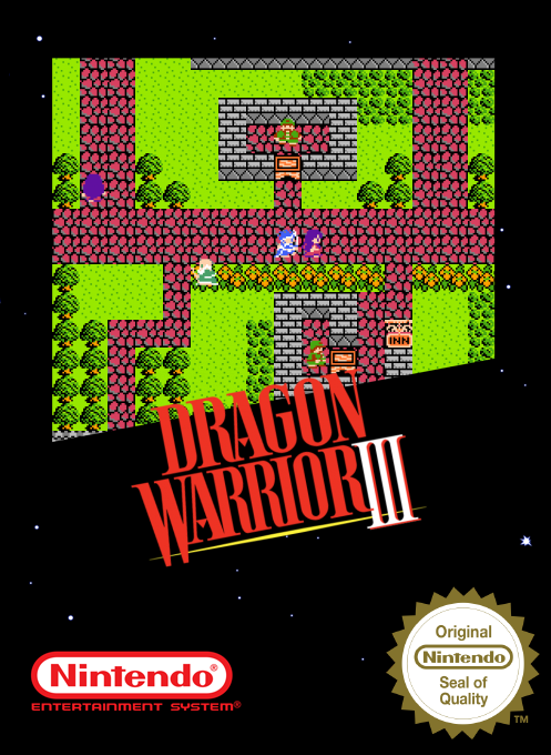 Dragon Warrior 3 — box-2D (SS)