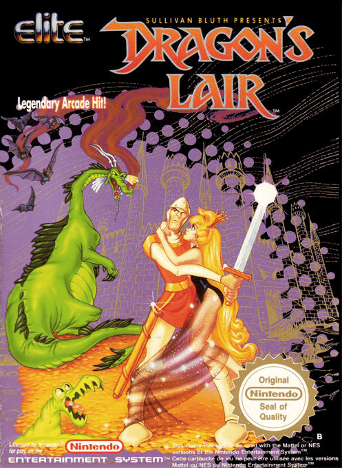 Dragon's Lair — box-2D (EU)