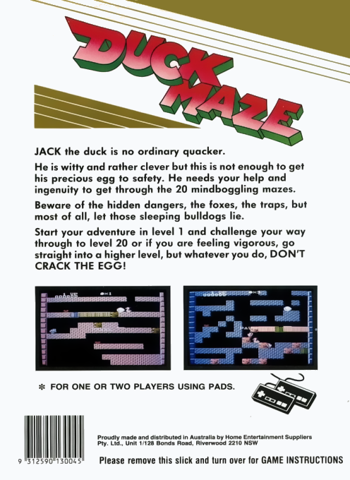 Duck Maze — box-2D-back (WOR)