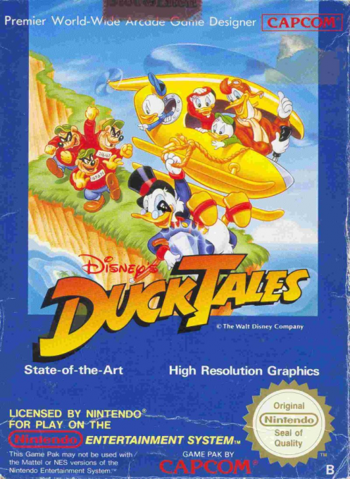 Disney's Ducktales — box-2D (SE)