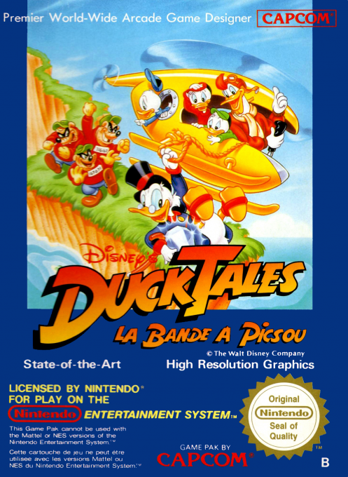 Disney's Ducktales — box-2D (EU)