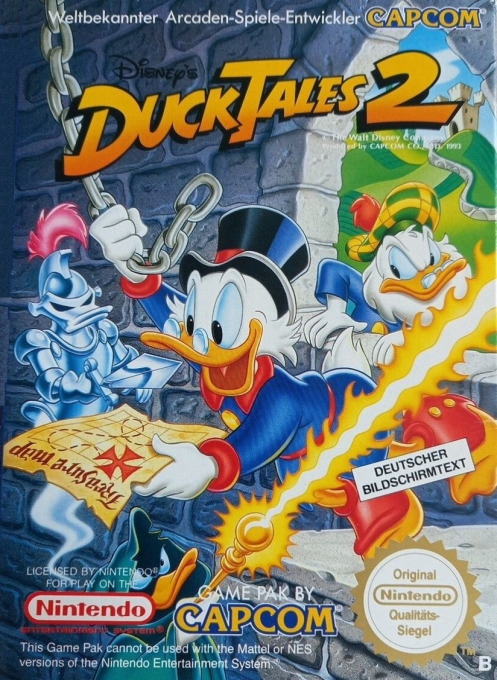 Disney's Ducktales 2 — box-2D (DE)