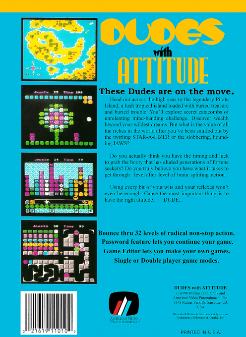 Dudes With Attitude — box-2D-back (US)
