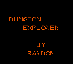 Dungeon Explorer — sstitle (WOR)