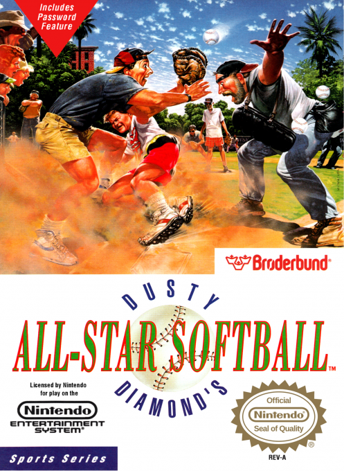 Dusty Diamond's All-star Softball box art
