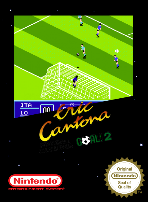 Eric Cantona Football Challenge - Goal! 2 — box-2D (SS)