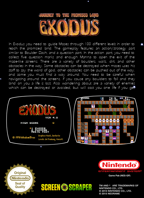 Exodus - Journey To The Promised Land — box-2D-back (SS)