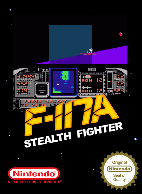F-117a Stealth Fighter — box-2D (SS)