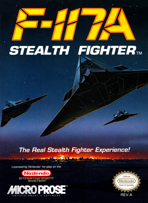 F-117a Stealth Fighter box art