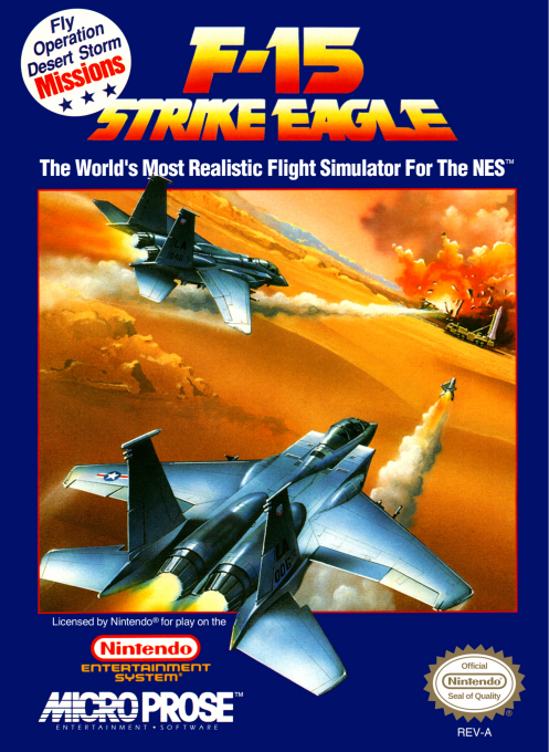 F-15 Strike Eagle box art