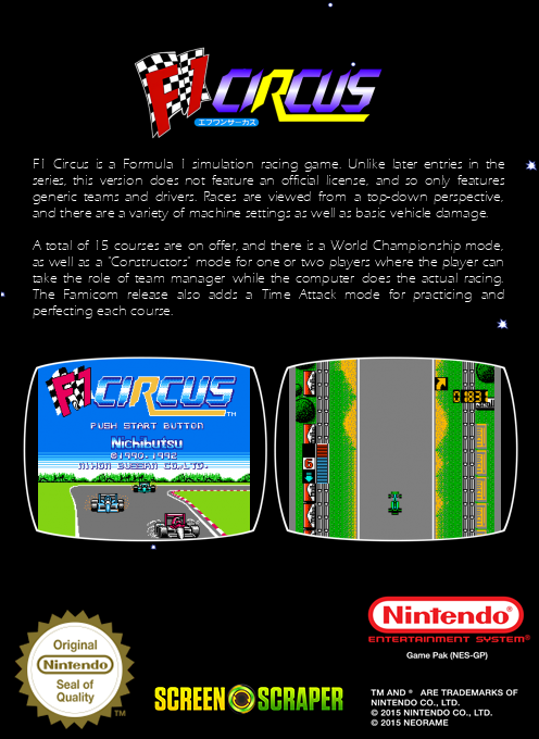 F1 Circus — box-2D-back (SS)