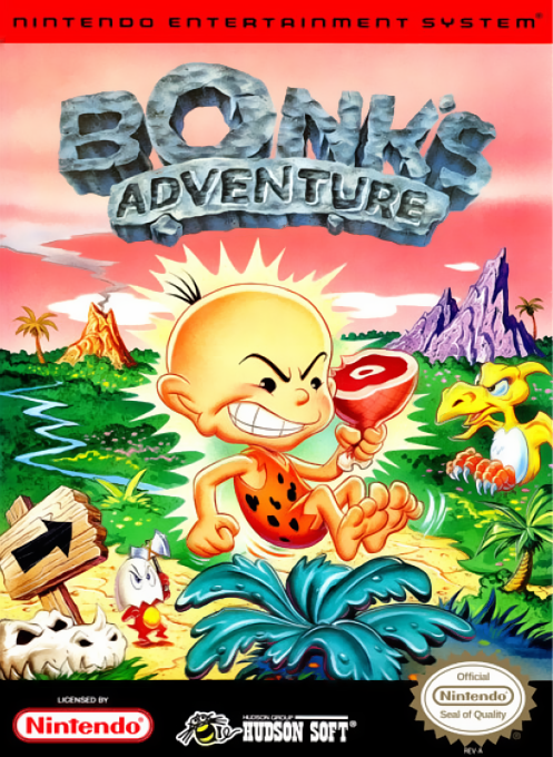 Bonk's Adventure box art