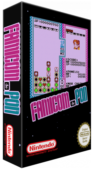Famicom de Pon — box-3D (SS)