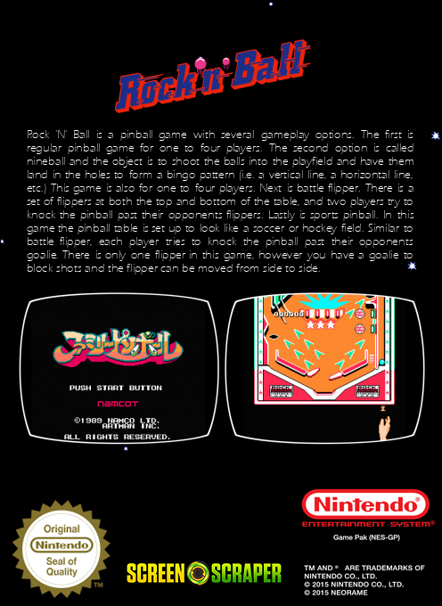 Rock 'n' Ball — box-2D-back (SS)