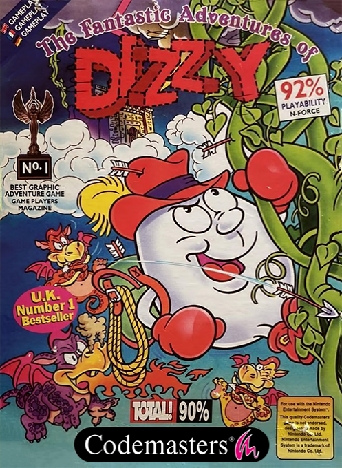 Fantastic Adventures Of Dizzy, The — box-2D (EU)