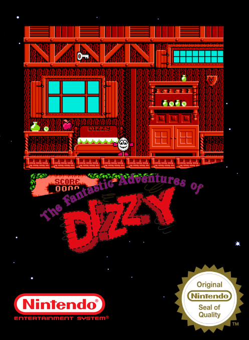 Fantastic Adventures Of Dizzy, The — box-2D (SS)