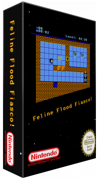 Feline Flood Fiasco — box-3D (SS)