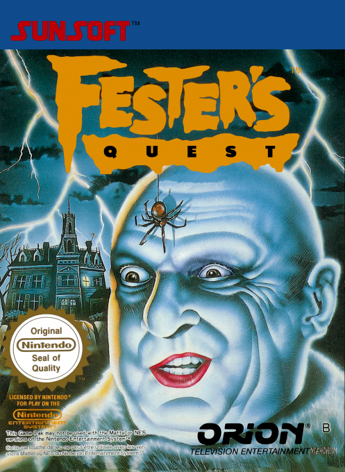 Fester's Quest — box-2D (EU)