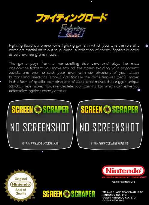 Fighting Road — box-2D-back (SS)